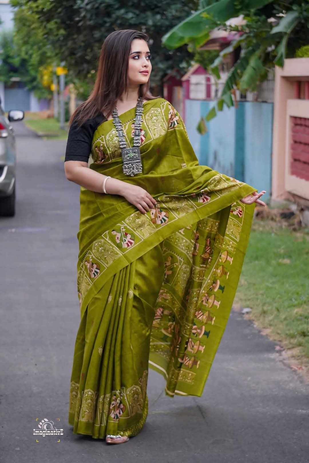 Premium Tangail Silk Saree TS 7013