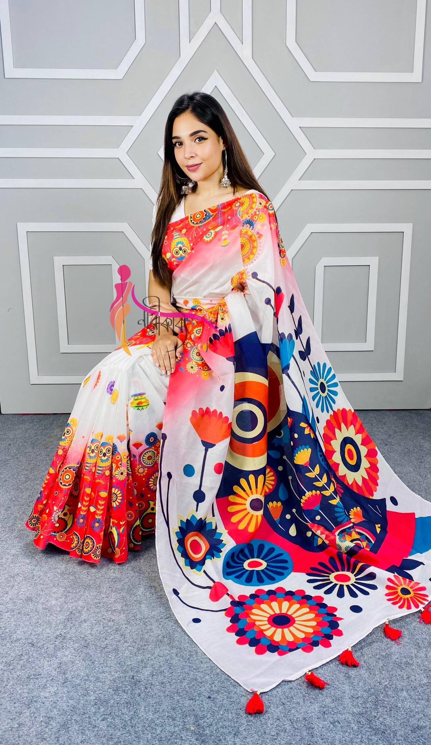 Premium Tangail Silk Saree BS 5003