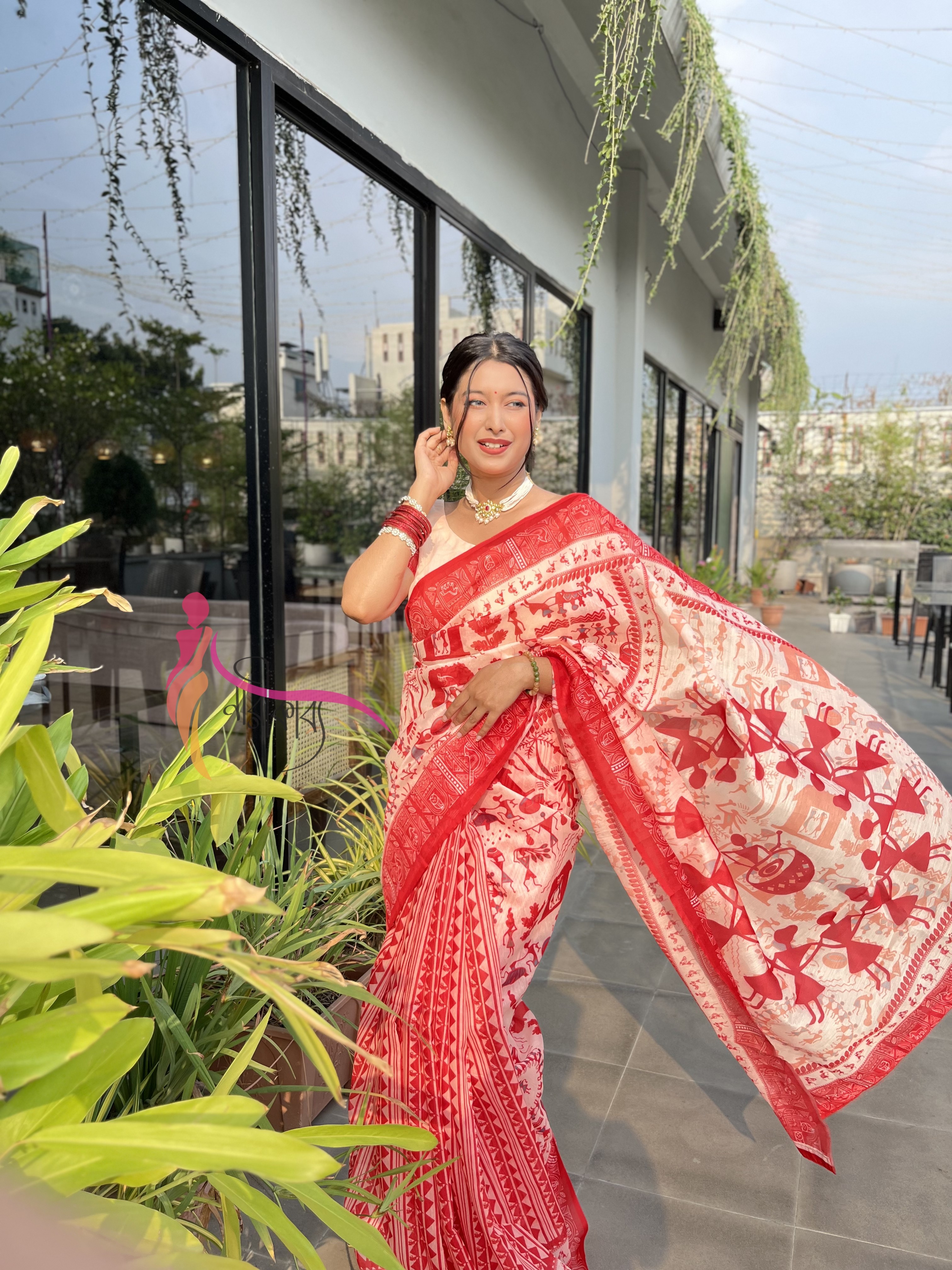 Premium Semi Muslin Silk Saree BS 5008