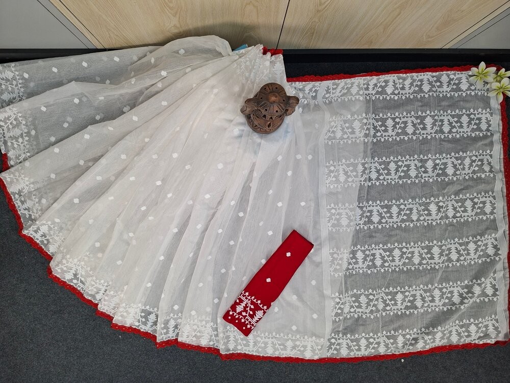 Jamdani Motive Saree JM-8080