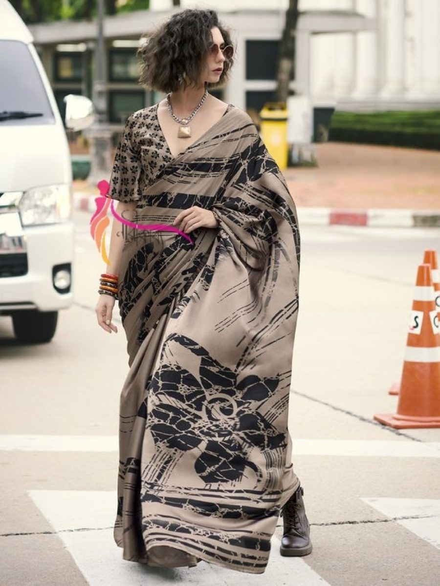 Rajyog  Sattin Saree KB - 3502