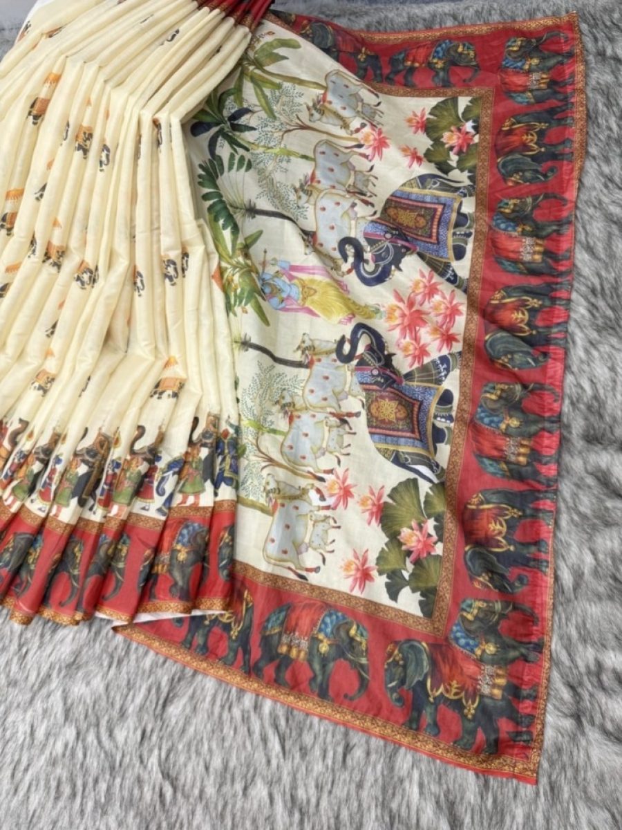 Premium Organza Saree "The Krishno"