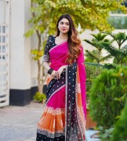 Premium Semi Muslin Silk Saree TS 7006