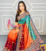 Premium Tangail Silk Saree TS 7019