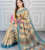 Premium Semi Muslin Silk Saree SM 5102