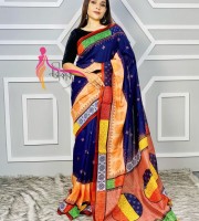 Premium Tangail Silk Saree TS Anondo