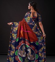 Premium Tangail Silk Saree TS 7022