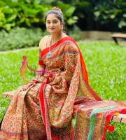 Premium Semi Muslin Silk Saree SM 5105