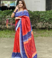 Premium Semi Muslin Silk Saree SM 5108