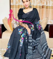 Premium Semi Muslin Silk Saree DP 6047