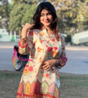 অর্গানজা সিল্ক কুর্তি KM - 136