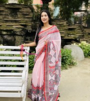 Premium Semi Muslin Silk Saree SM 5120