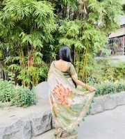 Premium Semi Muslin Silk Saree SM 5121