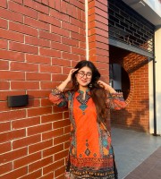 অর্গানজা সিল্ক কুর্তি KM - 129
