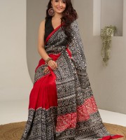 Blended Mixed Cotton Silk Saree TS - 7039