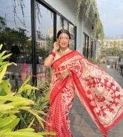 Premium Semi Muslin Silk Saree BS 5008