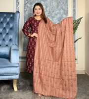 Premium Cotton Ready 3 Pieces Code-2405
