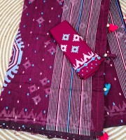 Jamdani Motive Saree JM-8083